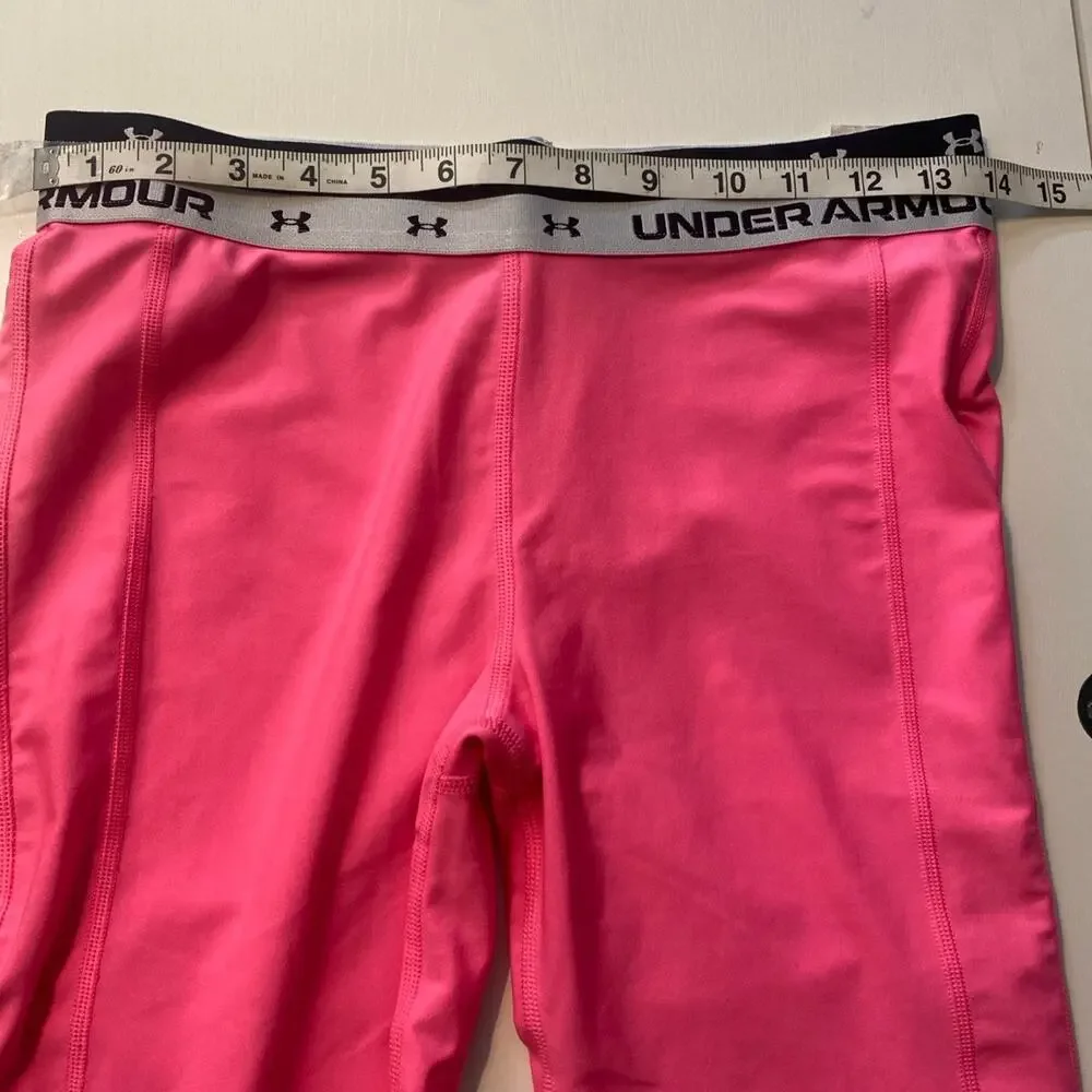Hot Pink Youth large Under Armour leggings